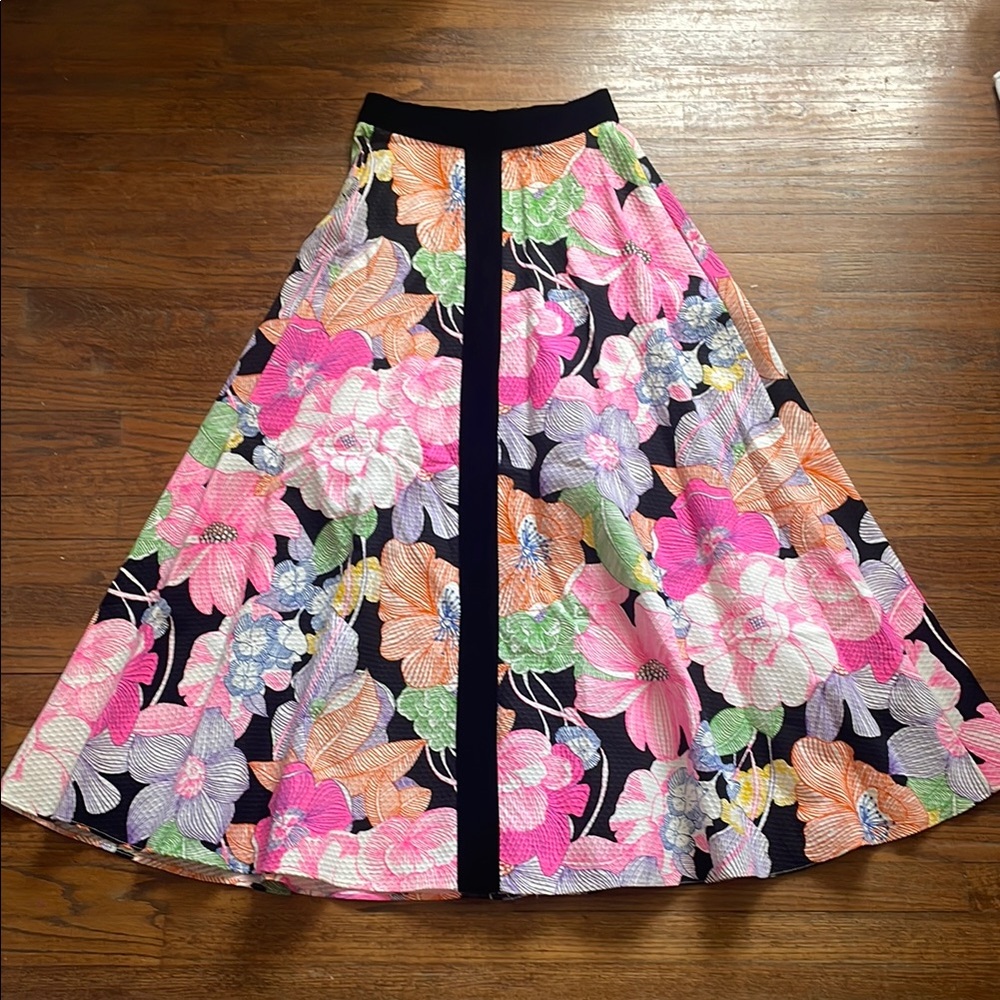 Vintage Elinor Gay Original Floral Maxi Skirt